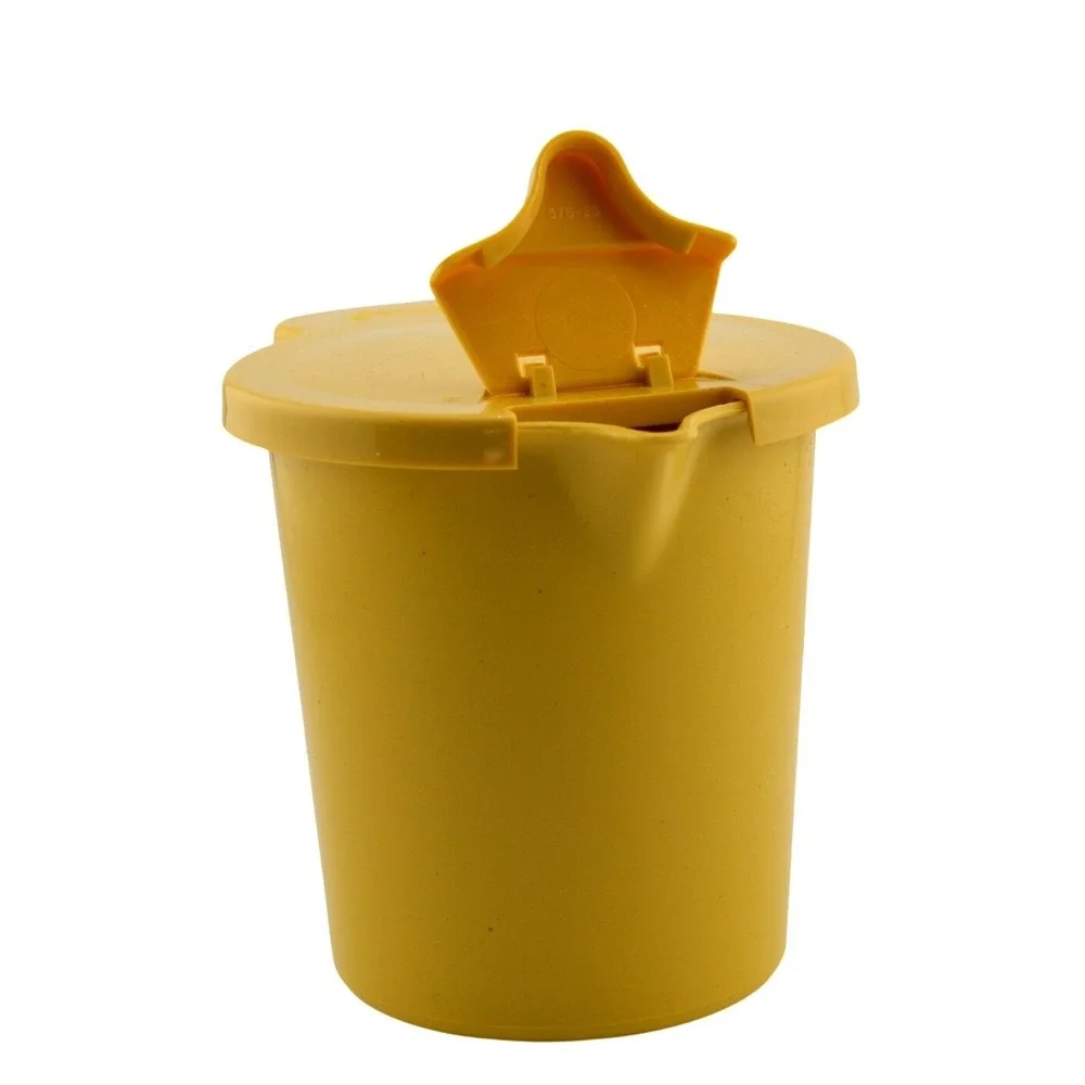 Vintage Tupperware 574-11 Creamer Pitcher Harvest Gold Flip Top Lid USA Retro